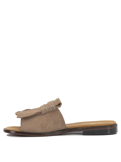 "Fringes" Slide Sandals
