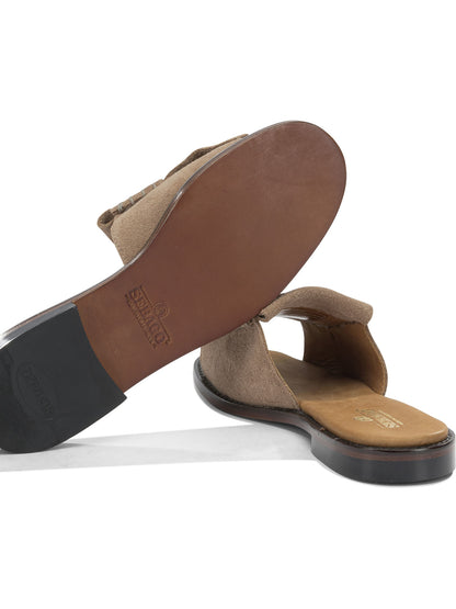 "Fringes" Slide Sandals