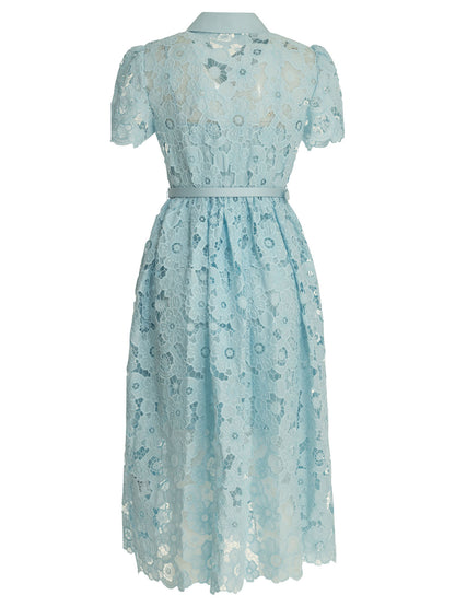 Lace midi dress Dresses