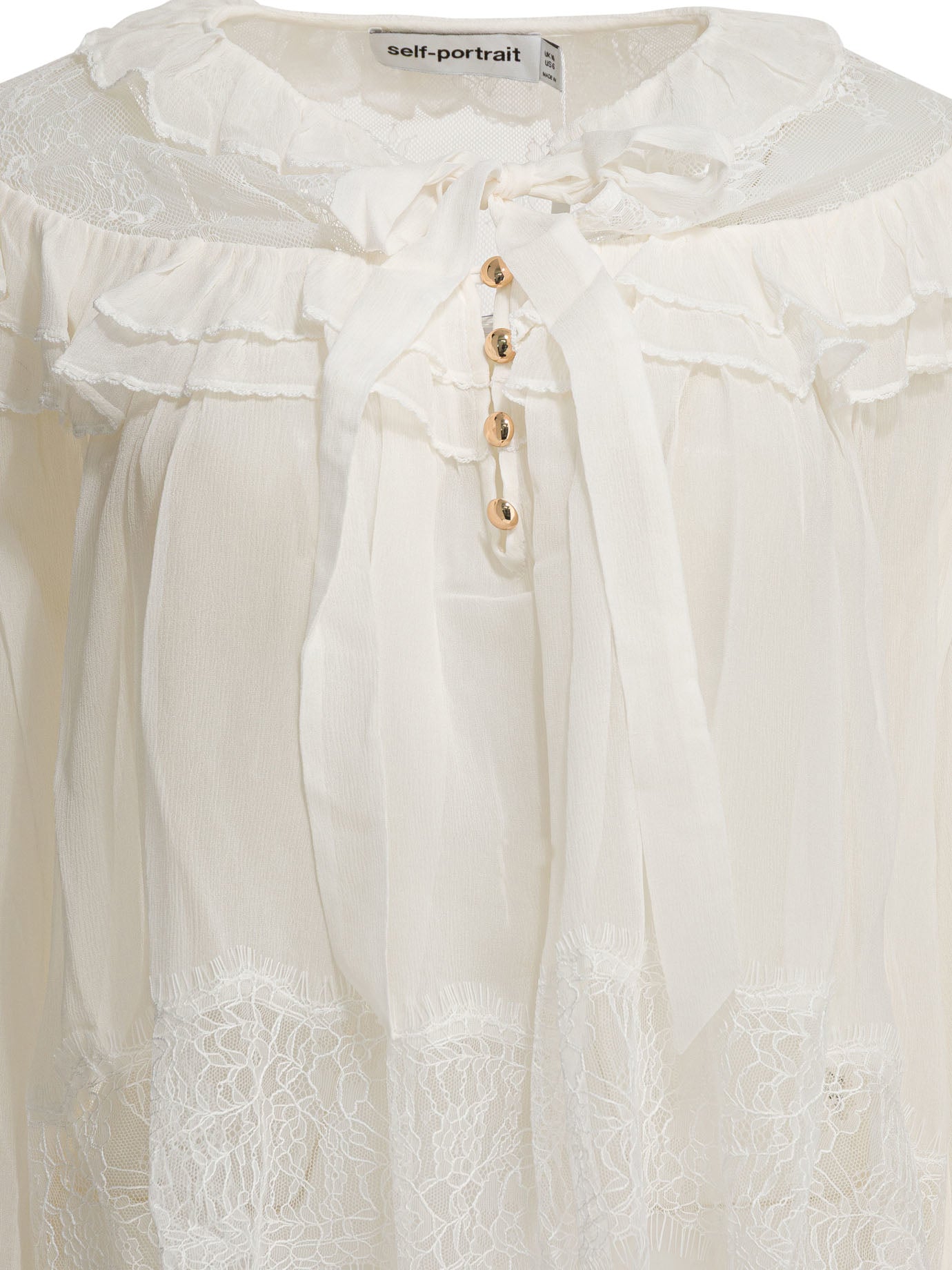 Georgette Lace Blouse Shirts