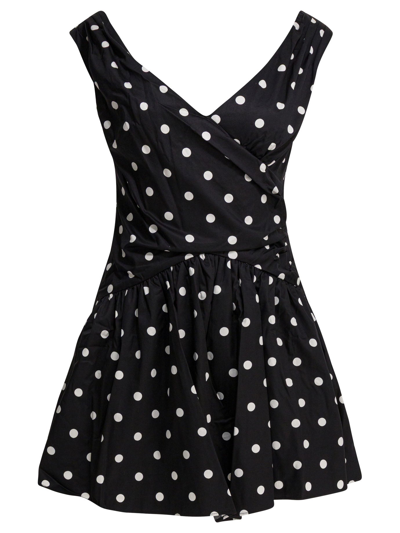 Polka dot flared dress Dresses