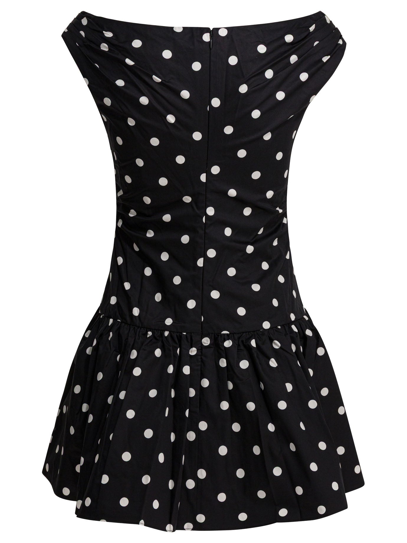 Polka dot flared dress Dresses