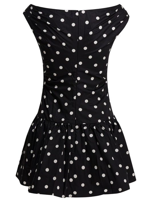 Polka dot flared dress Dresses