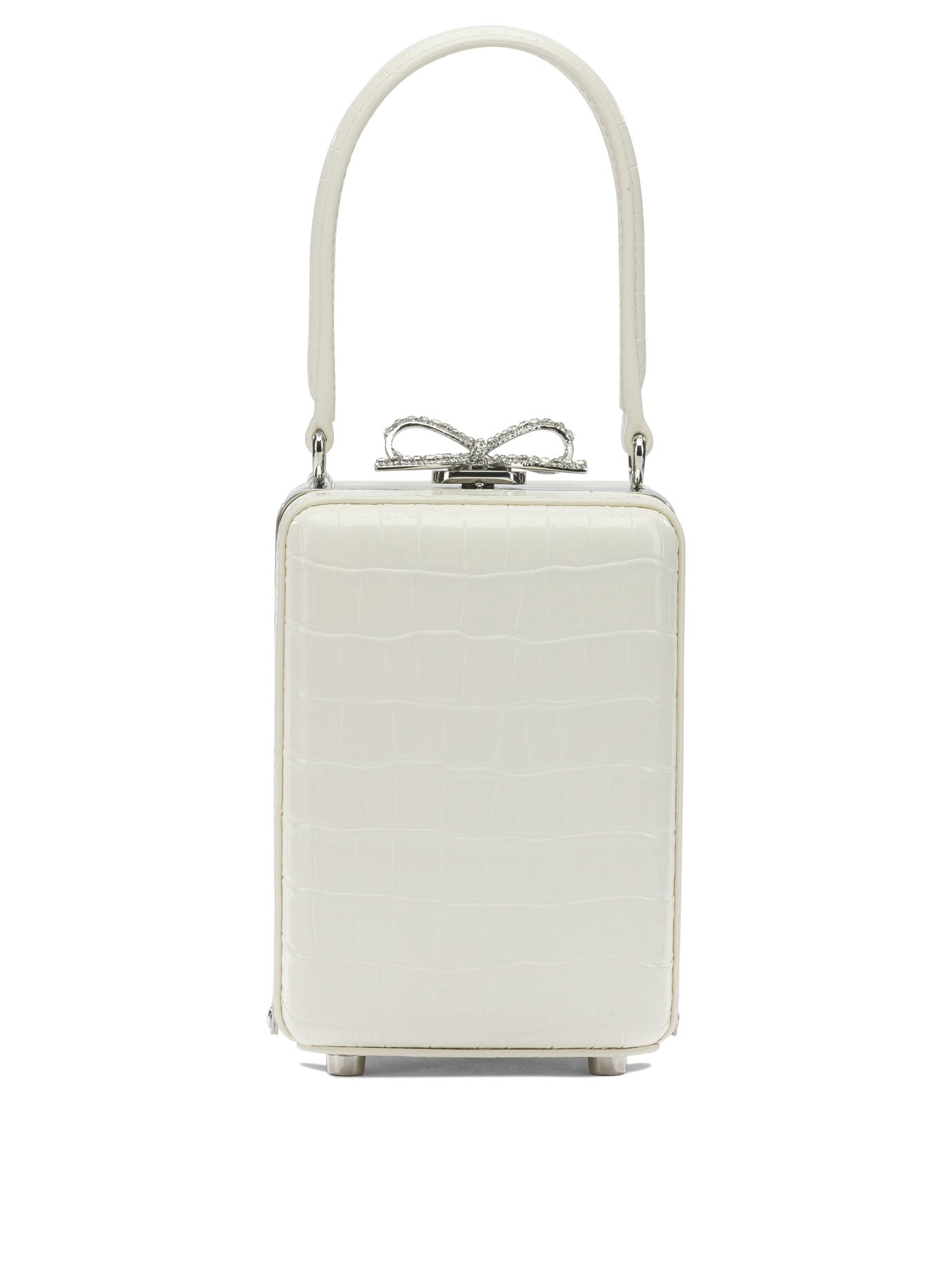 Borsa a mano mini in pelle di coccordillo Handbags