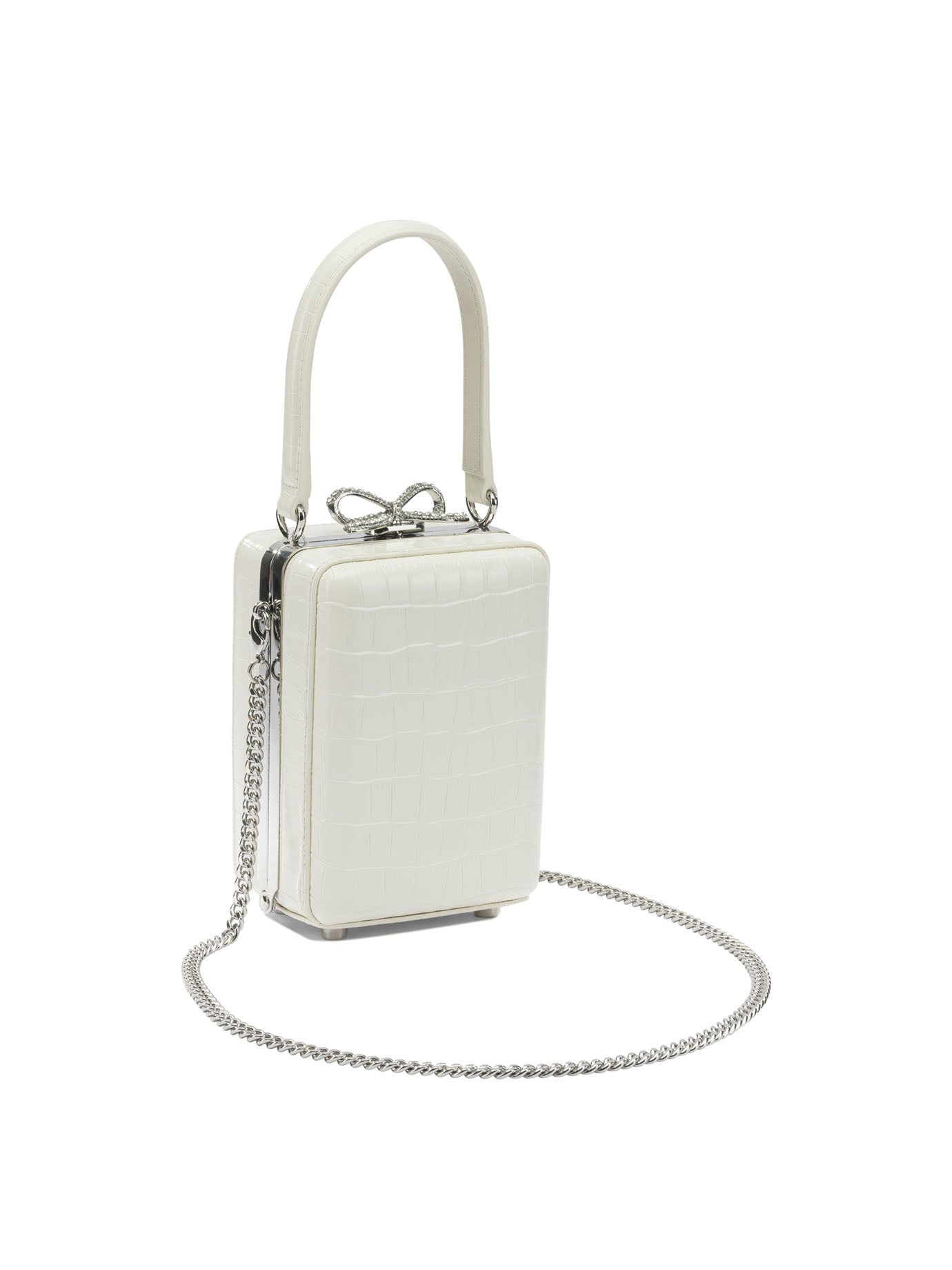 Borsa a mano mini in pelle di coccordillo Handbags