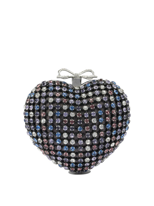 Heart clutch with crystals Clutches
