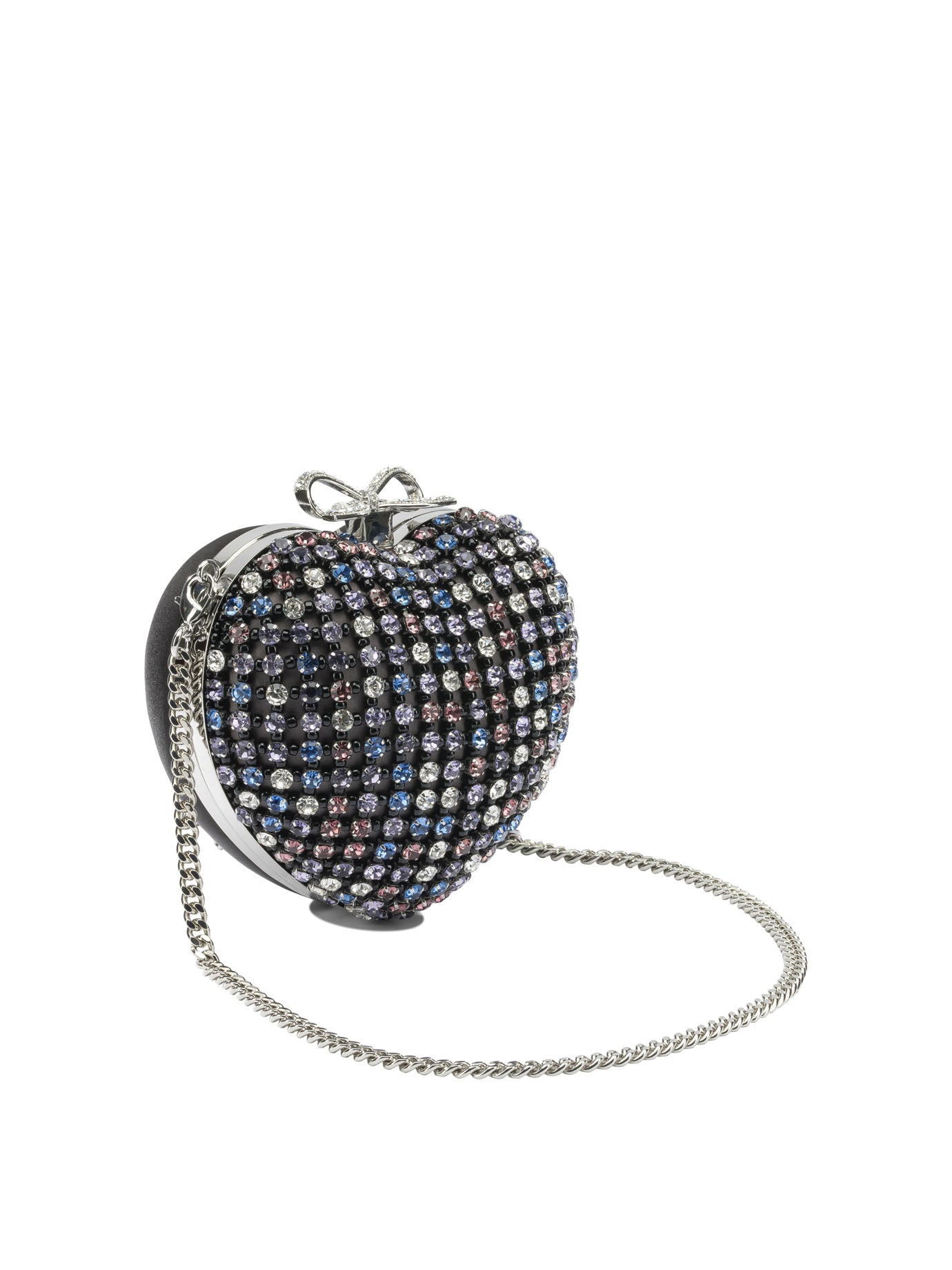 Heart clutch with crystals Clutches