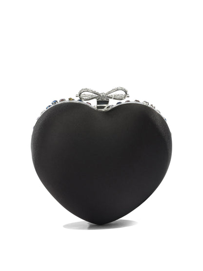 Heart clutch with crystals Clutches