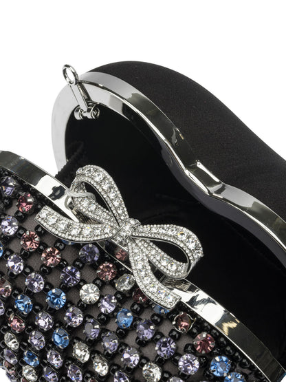 Heart clutch with crystals Clutches