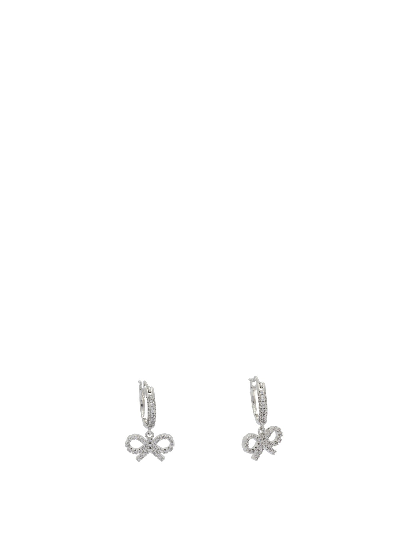 Hoop earrings with bow Jewels