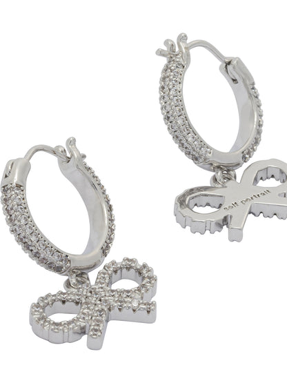 Hoop earrings with bow Jewels
