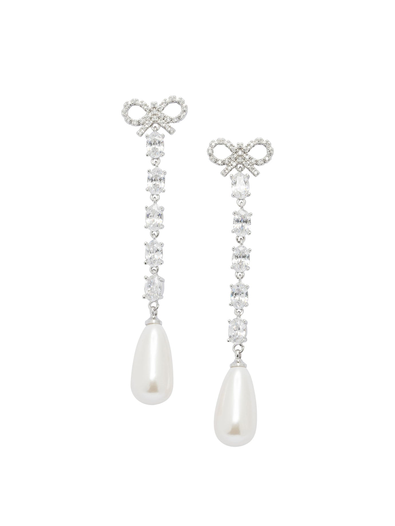 Bow and pearl earrings Jewels