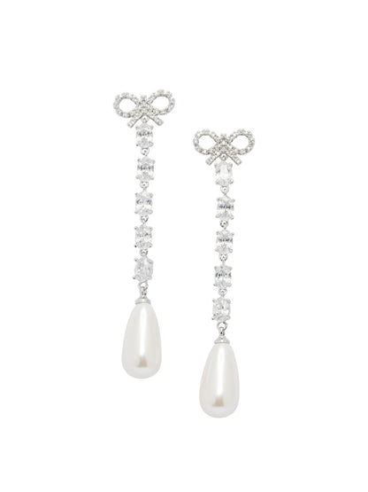 Bow and pearl earrings Jewels
