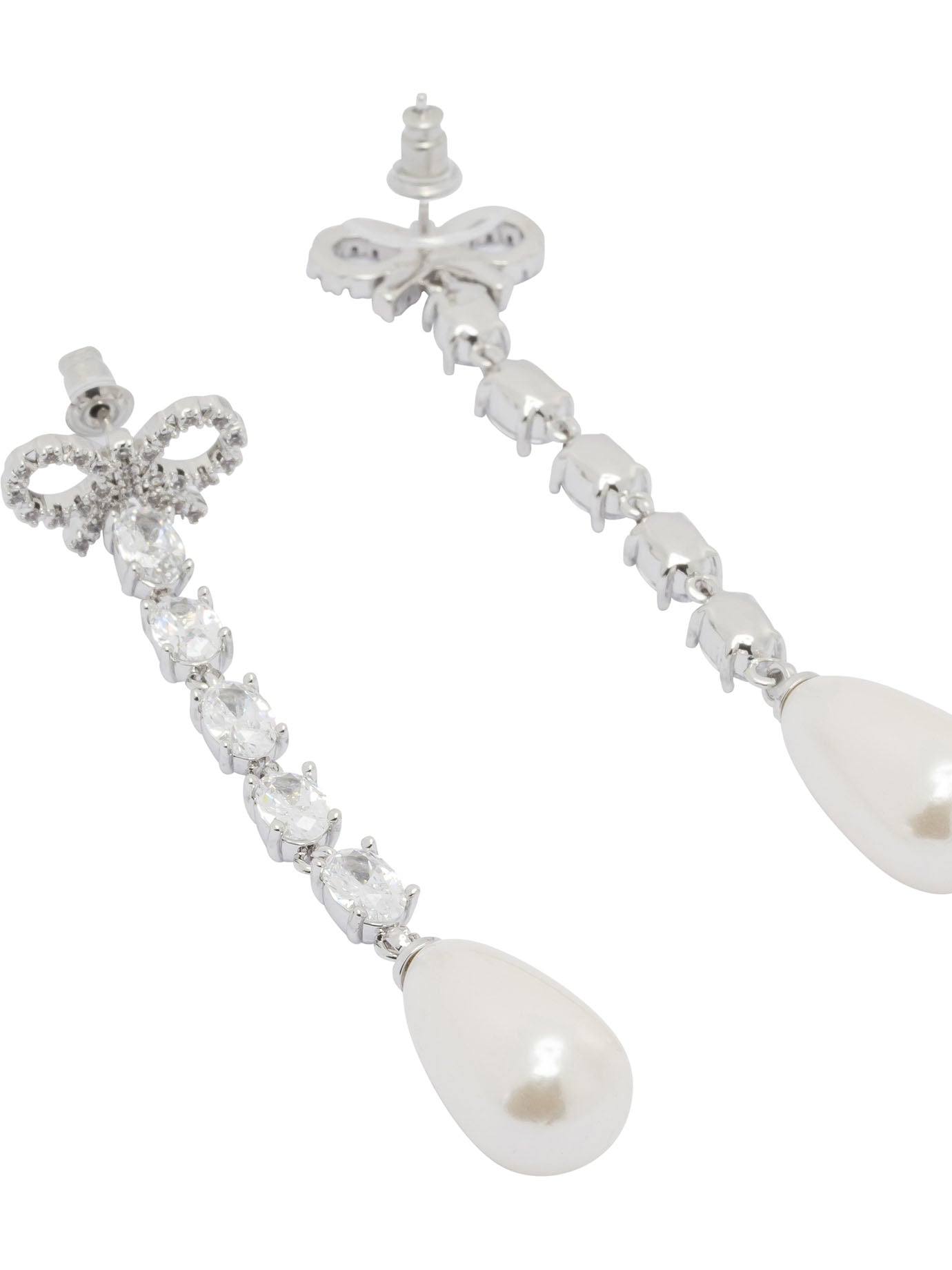 Bow and pearl earrings Jewels