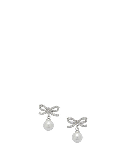 Earrings with bow and pearls Jewels