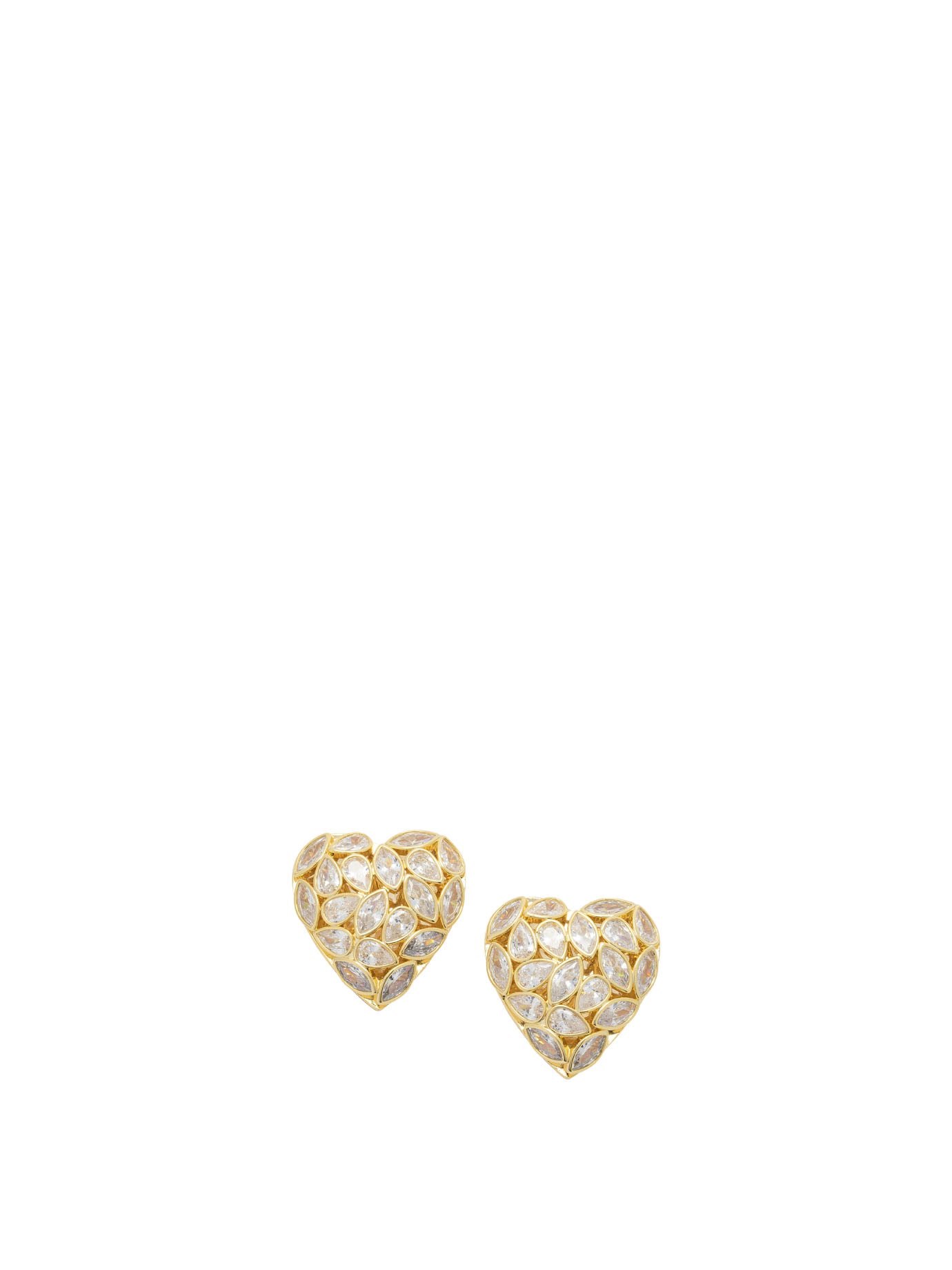 Decorated heart earrings Jewels