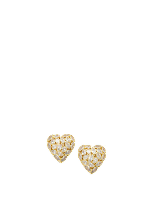 Decorated heart earrings Jewels
