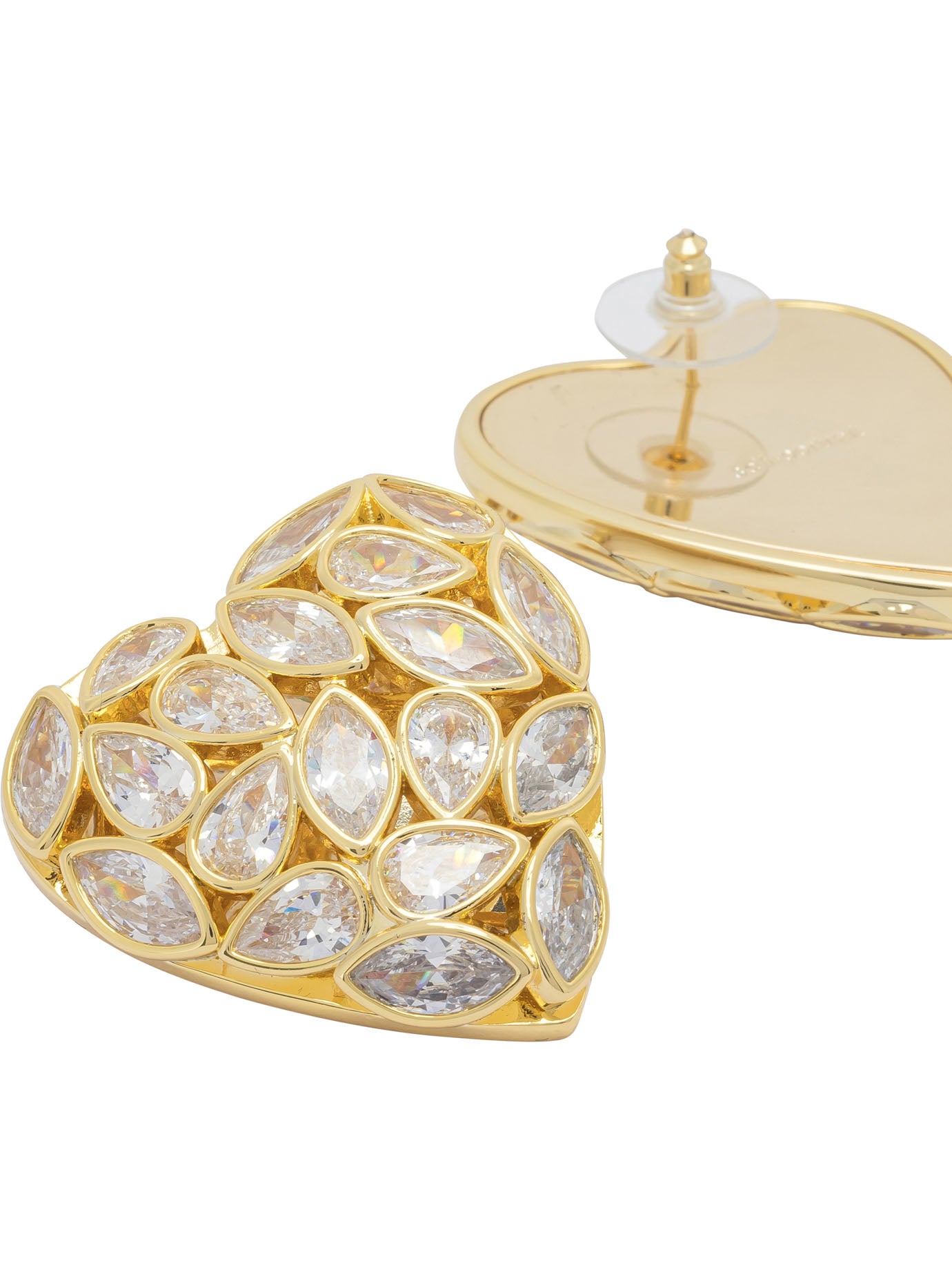 Decorated heart earrings Jewels