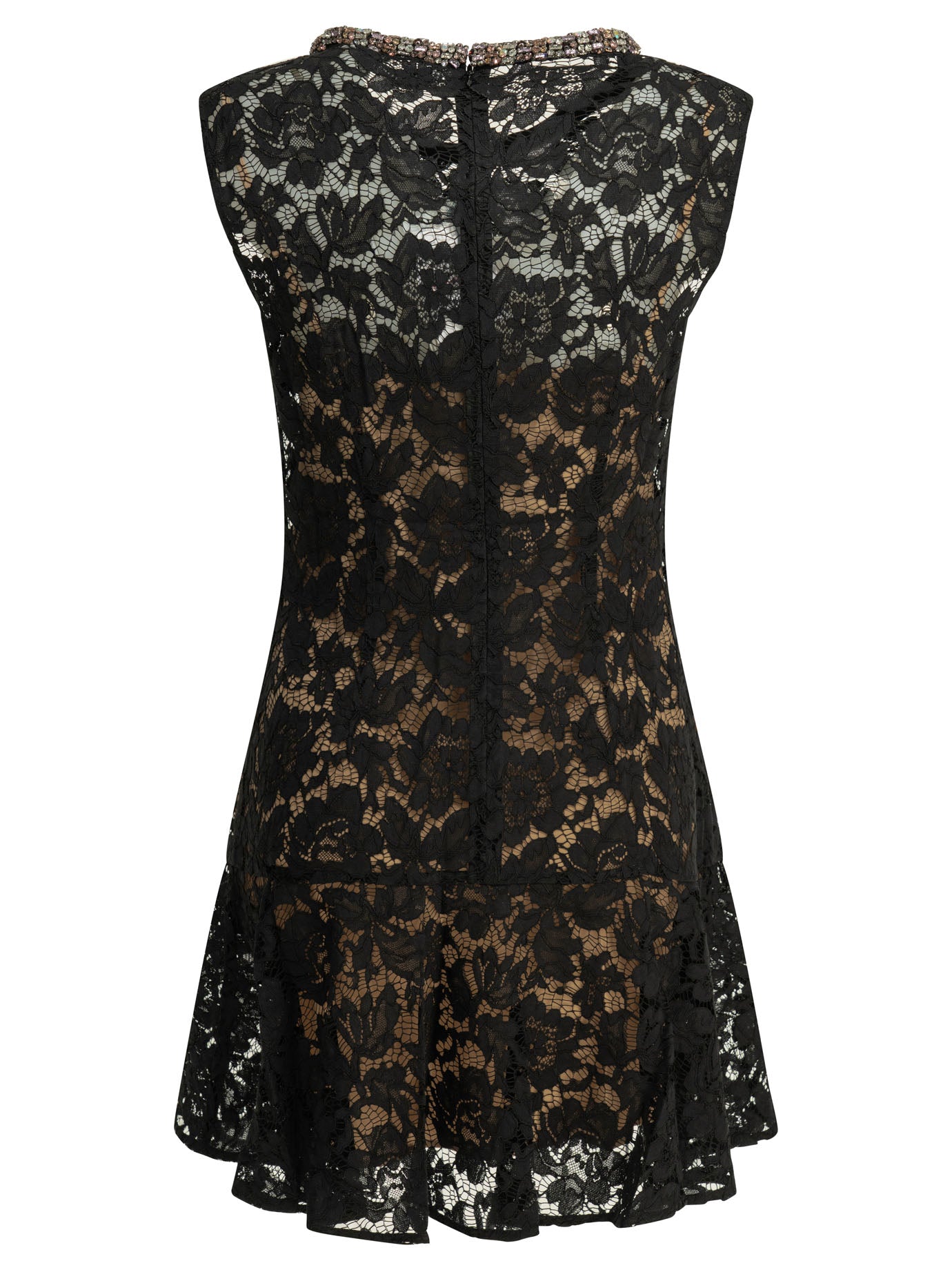 Embroidered short dress Dresses