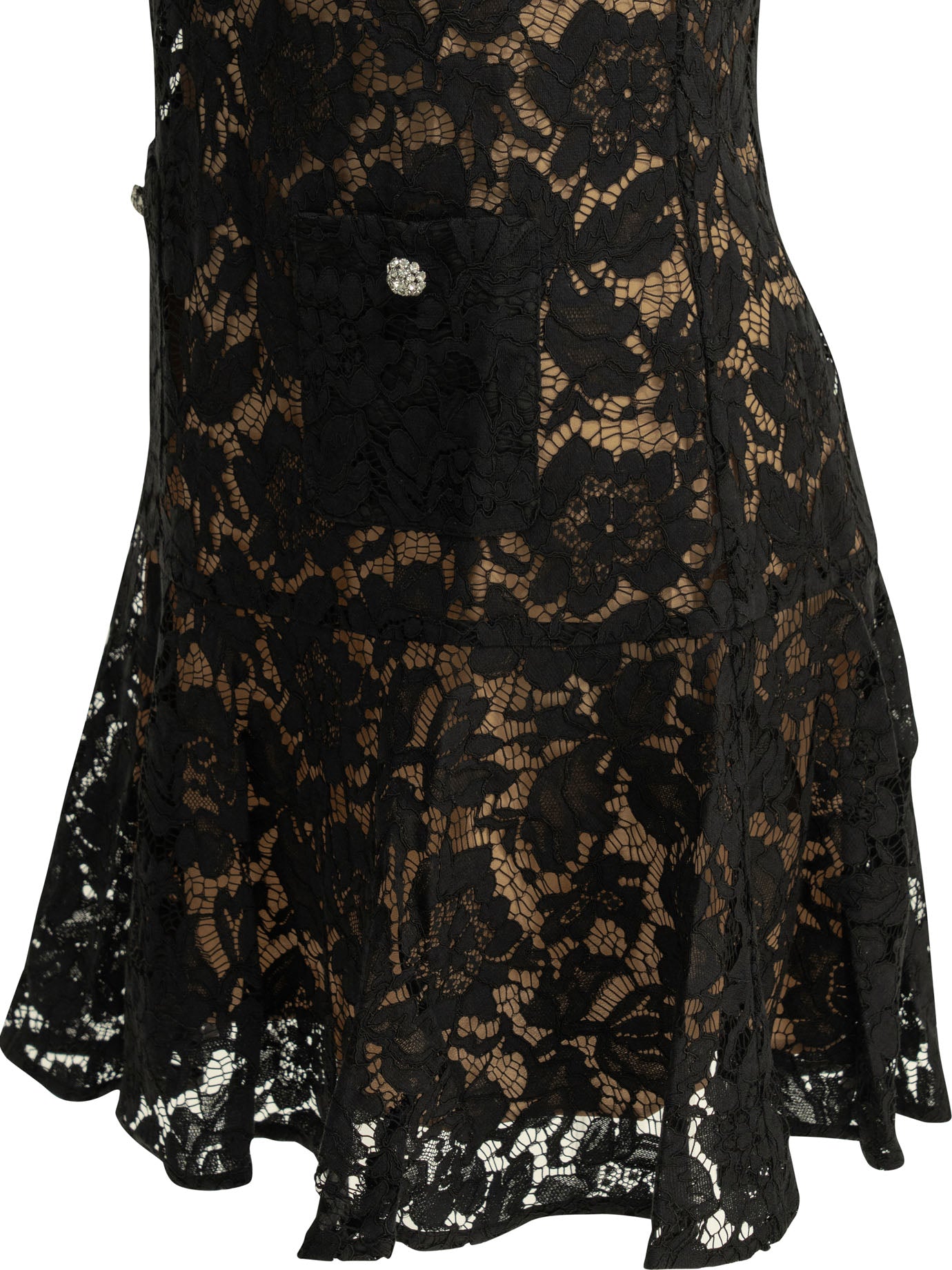 Embroidered short dress Dresses