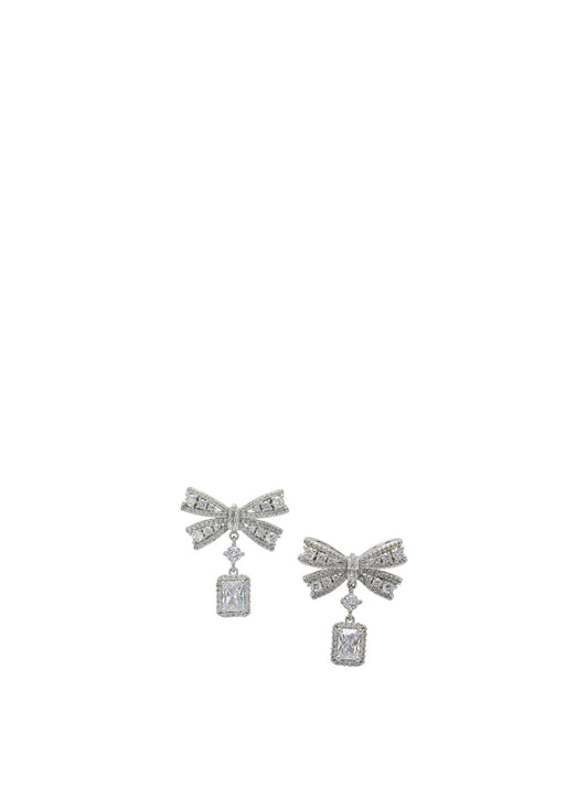 Dangling earrings with crystals Jewels
