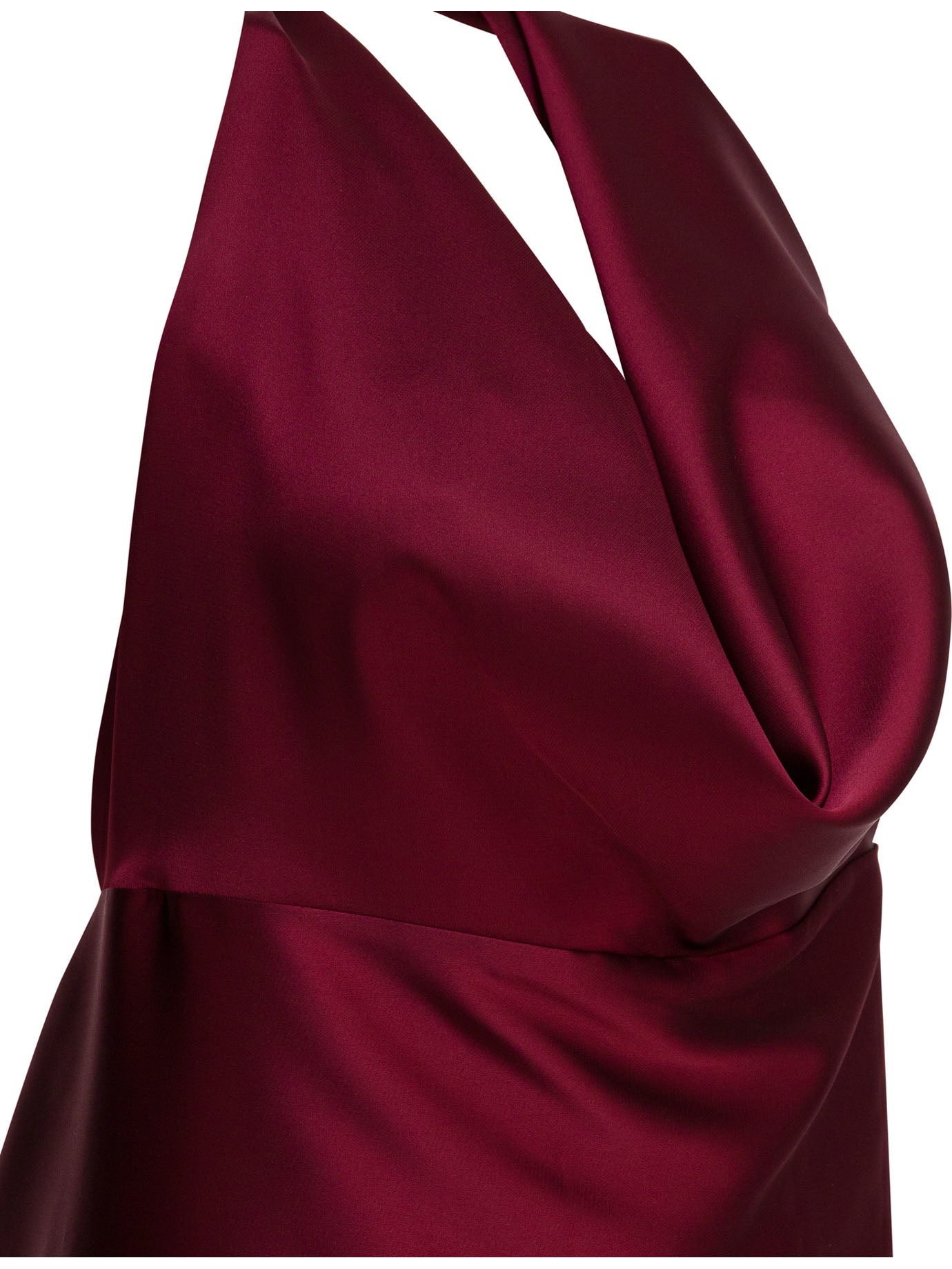 Flared dress with American neckline Dresses