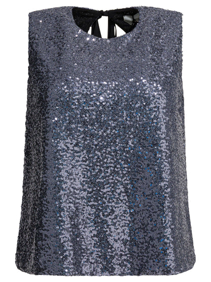 Sequined A-line top Tops
