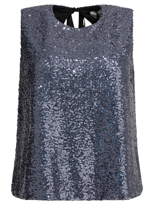 Sequined A-line top Tops