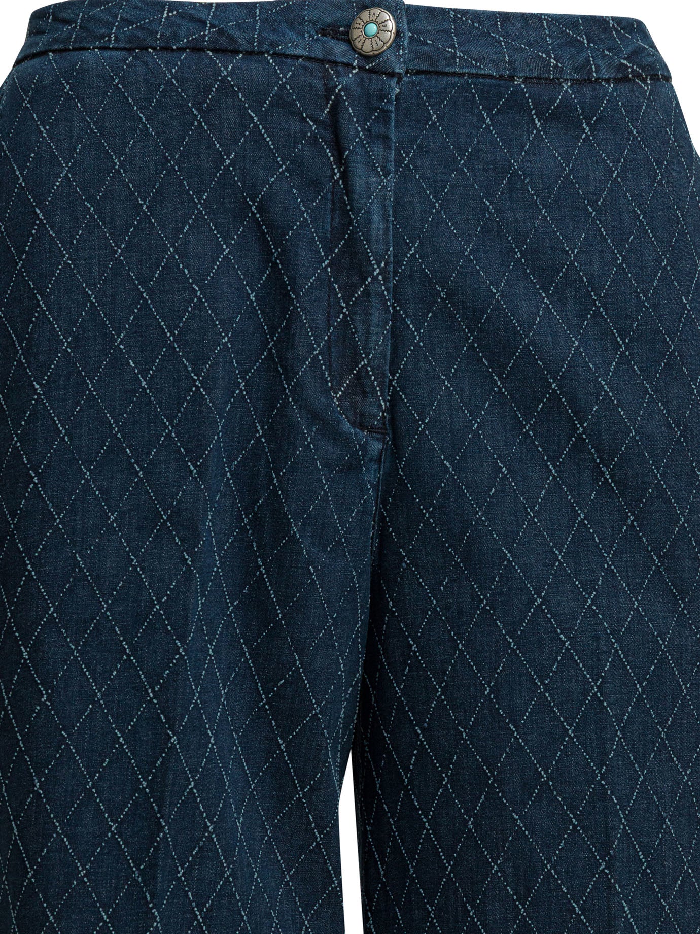 "Flare Pin Diamond" Flare Leg Jeans Jeans