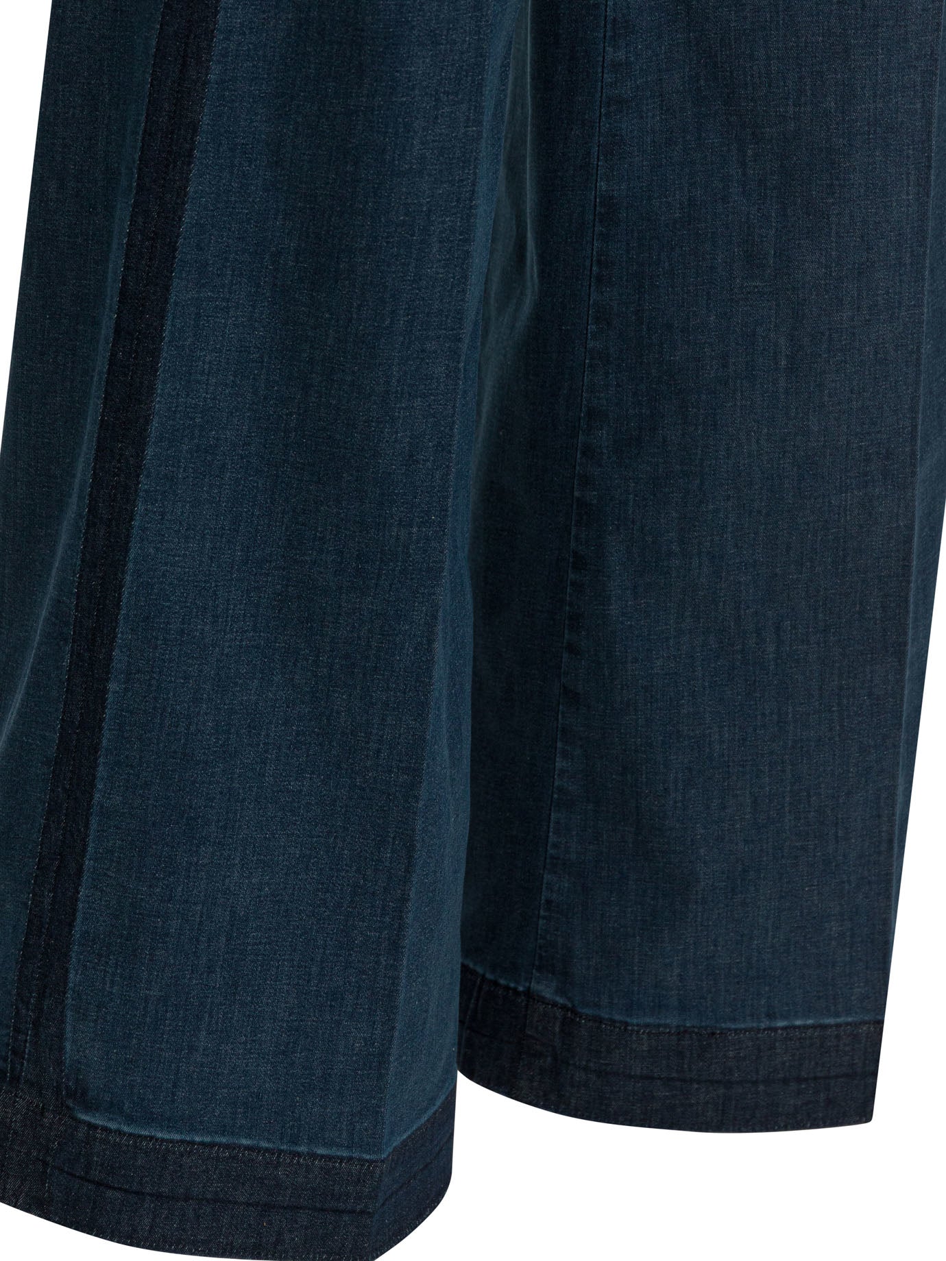 "Flaire Smocking" Wide Leg Jeans Jeans