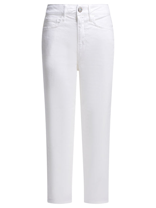 "Arch Drill Stretch" straight Leg Jeans Jeans