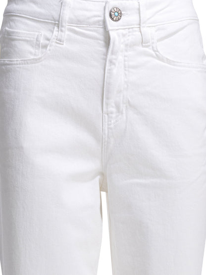 "Arch Drill Stretch" straight Leg Jeans Jeans