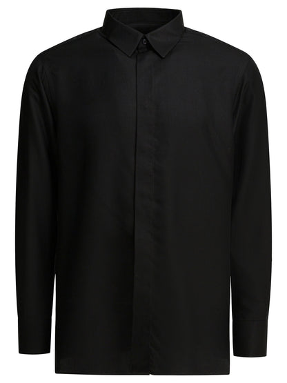 "Drapy Twill" Casual shirt Shirts