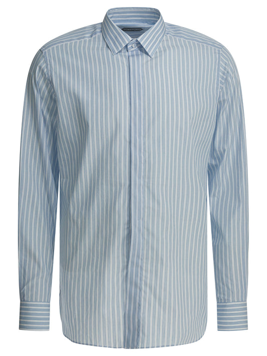 "Twill Stripe" Casual shirt Shirts
