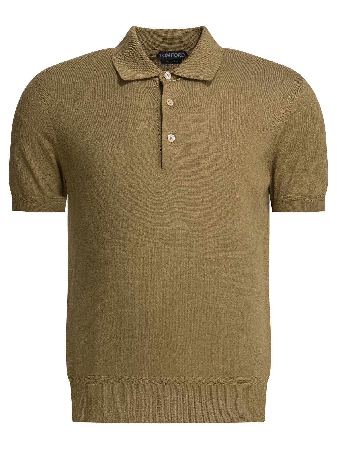 Cotton knit polo shirt Polo shirts