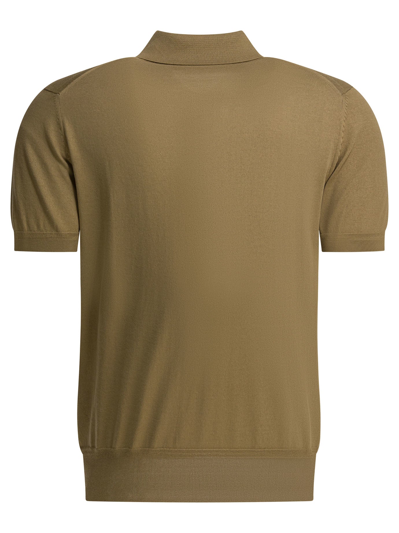 Cotton knit polo shirt Polo shirts