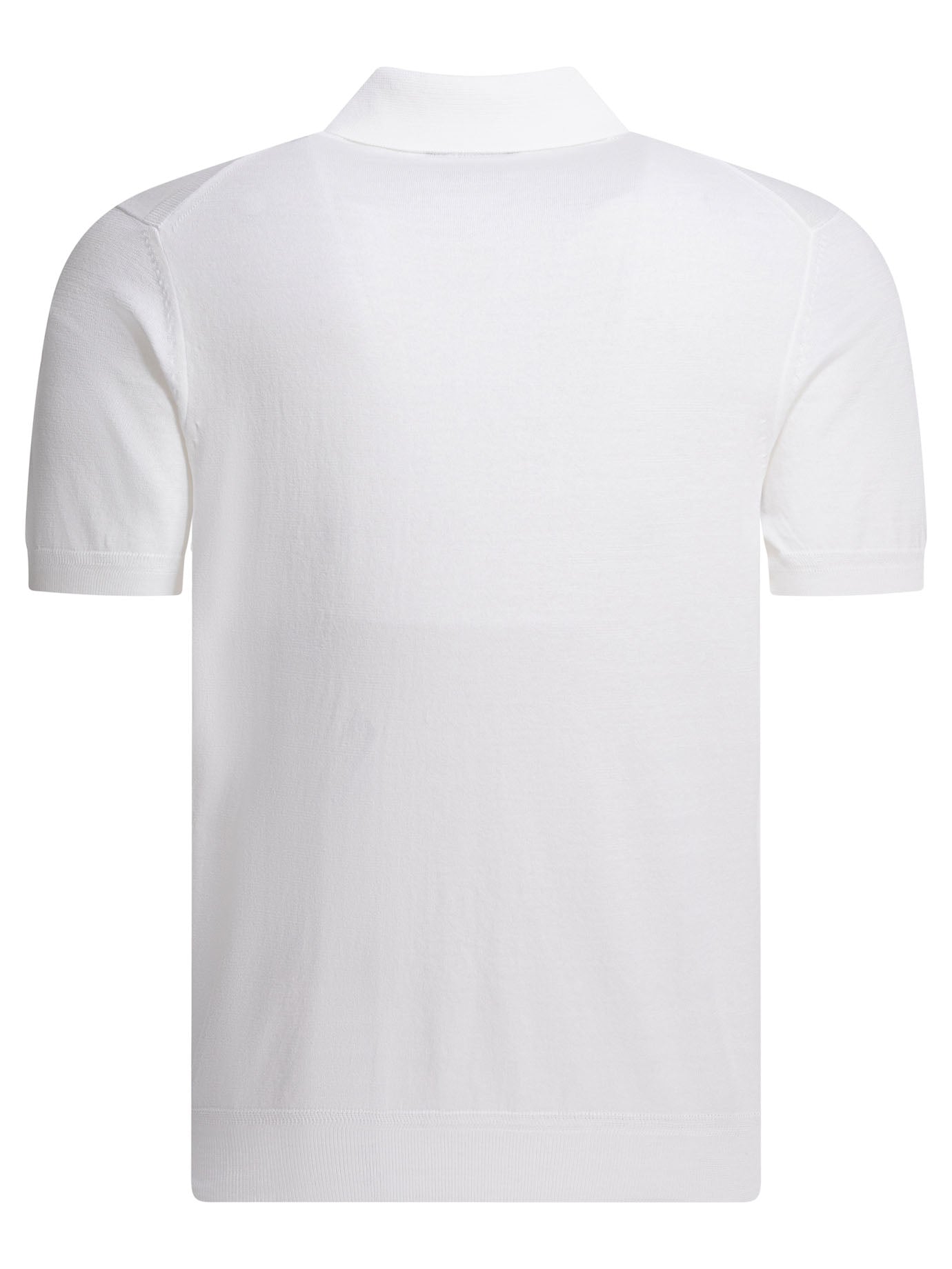 Cotton knit polo shirt Polo shirts