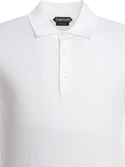 Cotton knit polo shirt Polo shirts