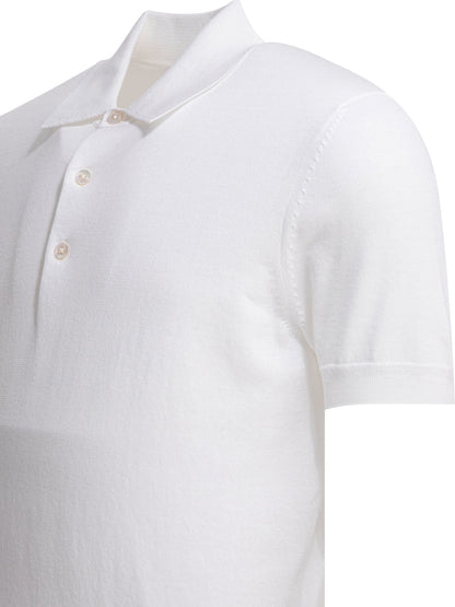 Cotton knit polo shirt Polo shirts