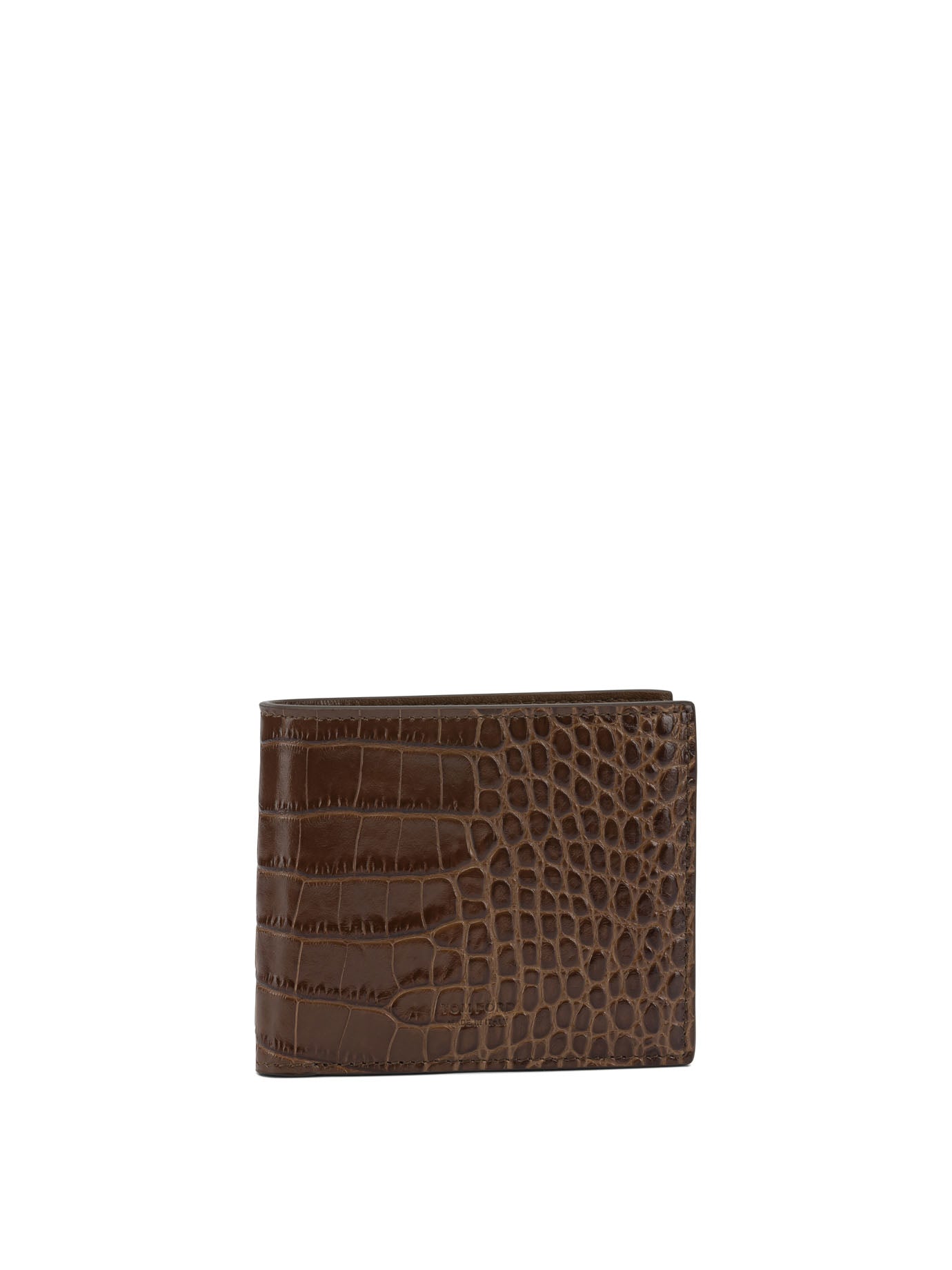 Crocodile print leather wallet Wallets & Card holders