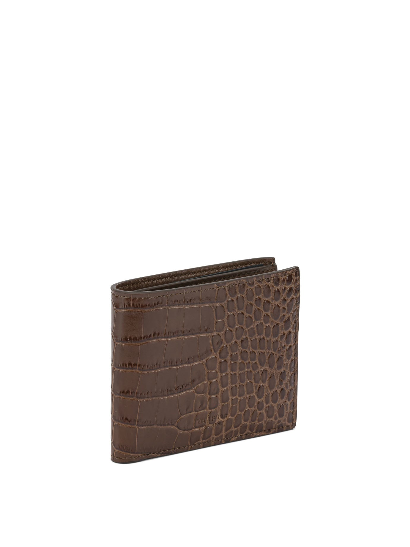 Crocodile print leather wallet Wallets & Card holders