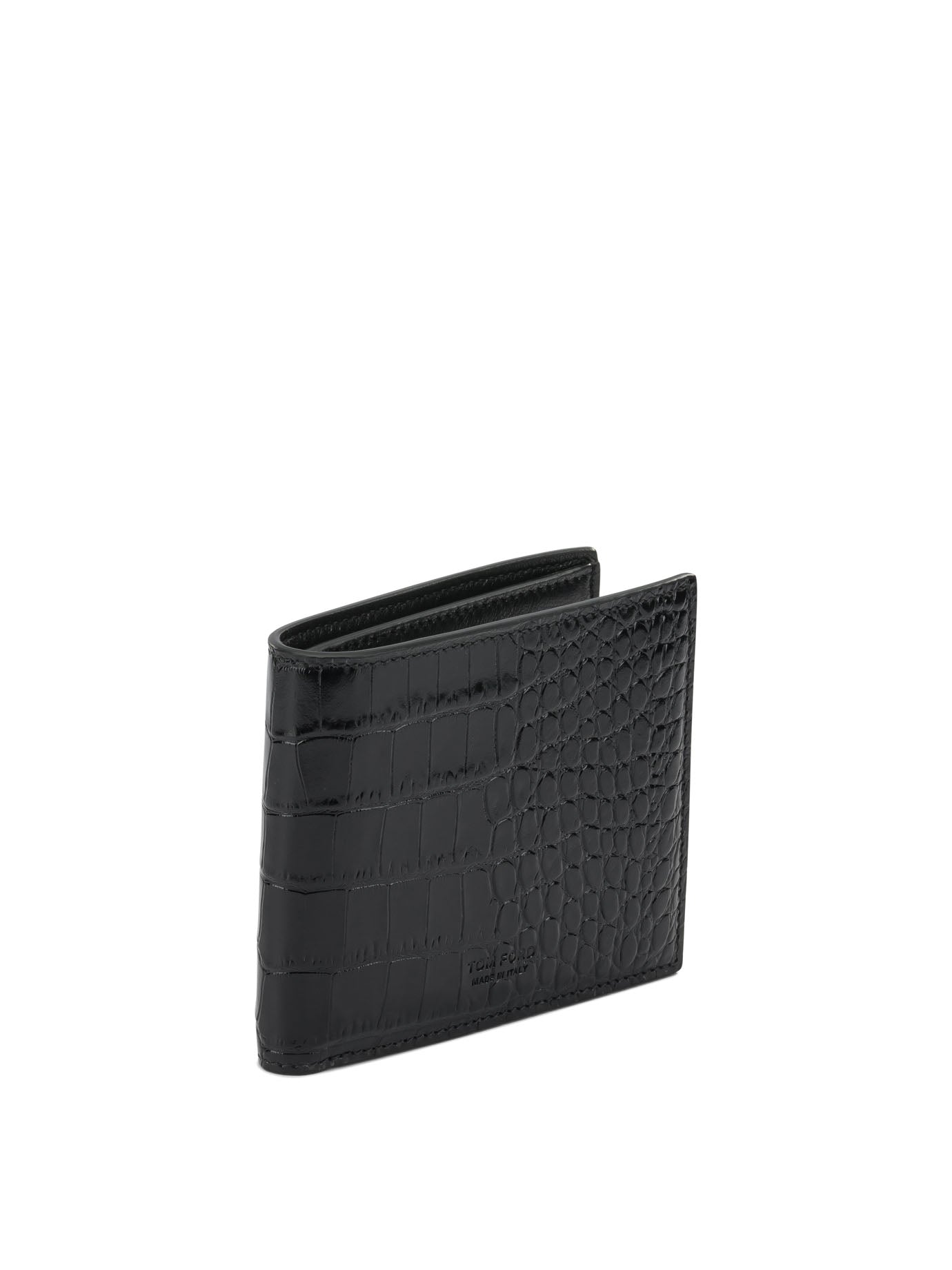 Crocodile print leather wallet Wallets & Card holders