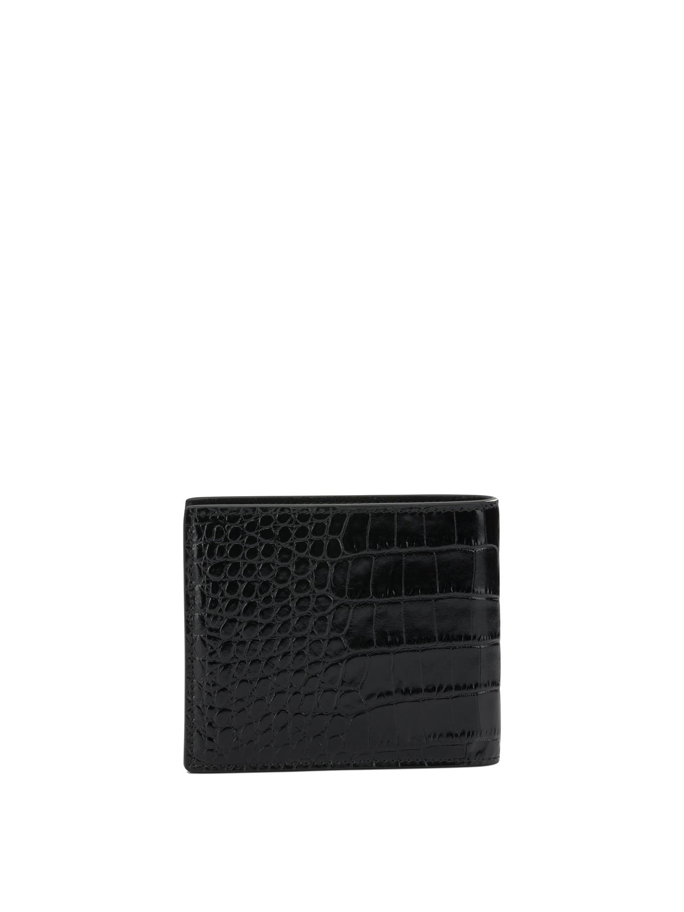 Crocodile print leather wallet Wallets & Card holders