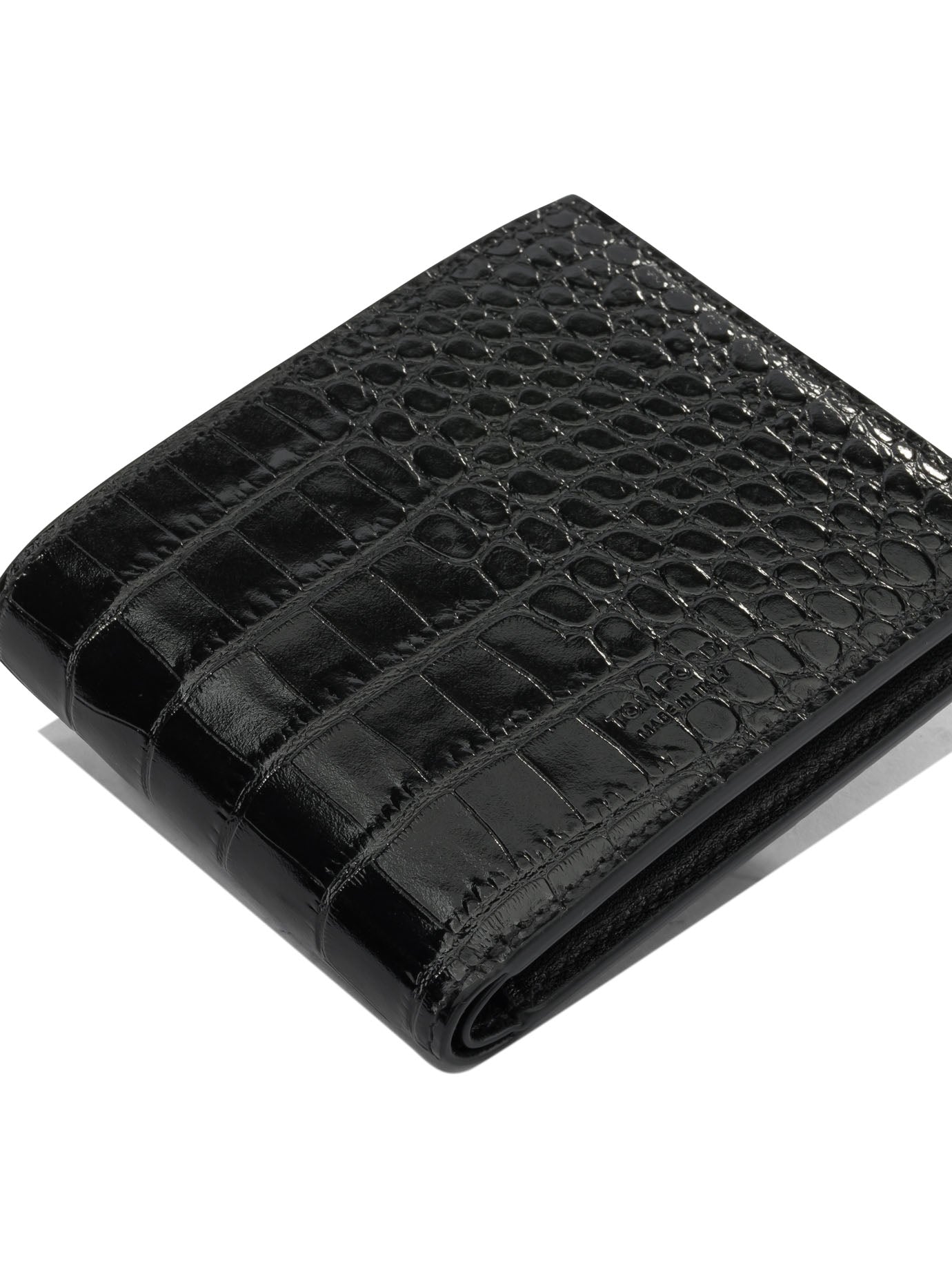 Crocodile print leather wallet Wallets & Card holders
