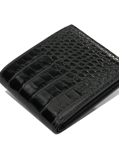 Crocodile print leather wallet Wallets & Card holders