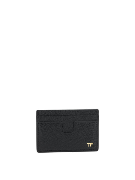 Small grain leather card holder Wallets & Card holders