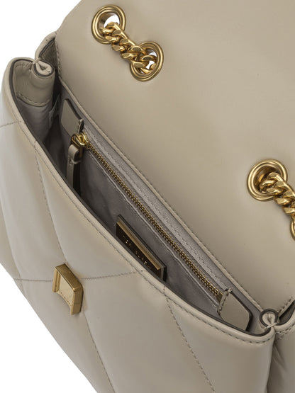 Kira Diamond Quilt Small Convertible Shoulder Bag Shoulder bags