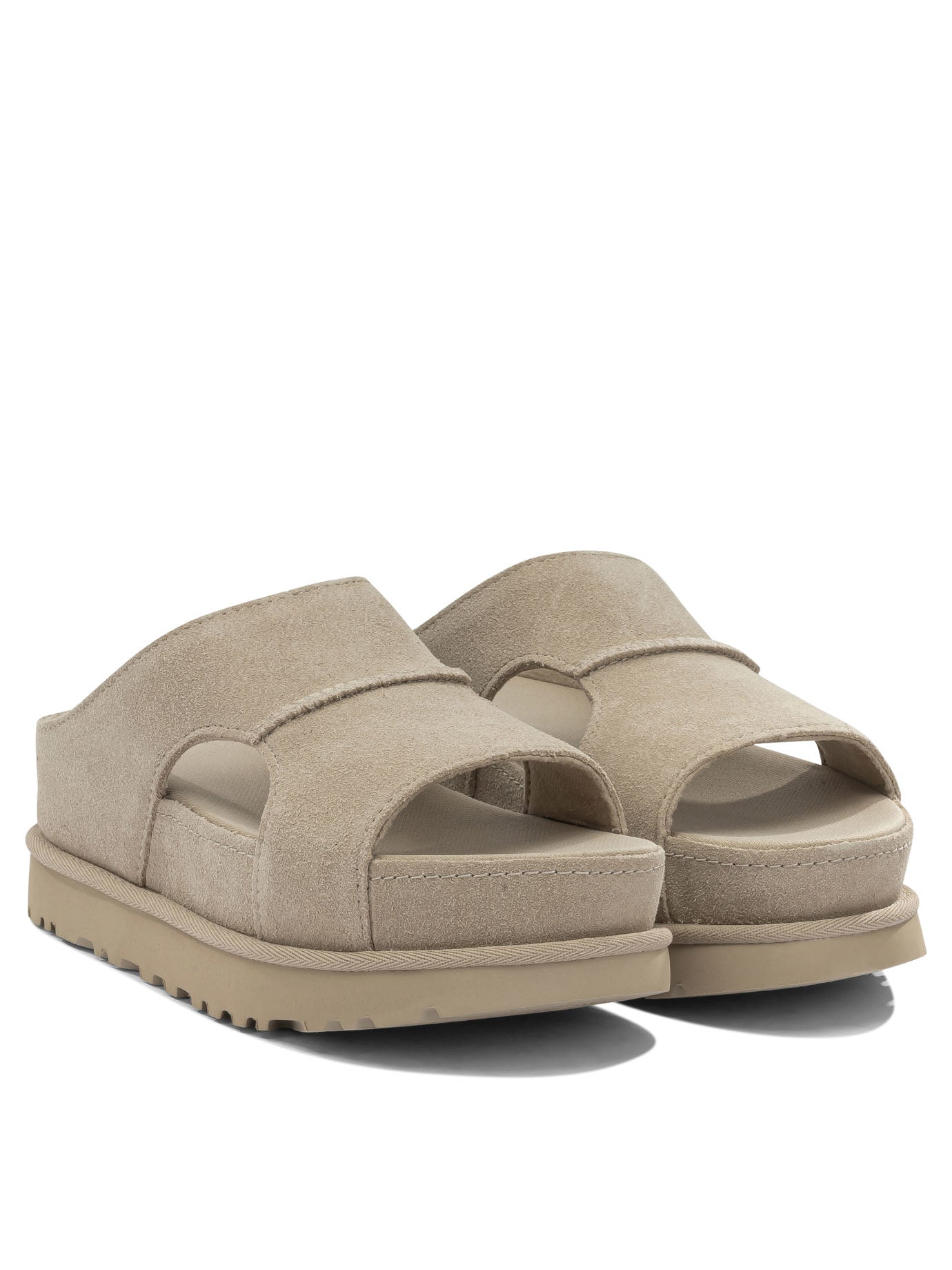 "Goldenstar Hi Cutout" Slides Sandals