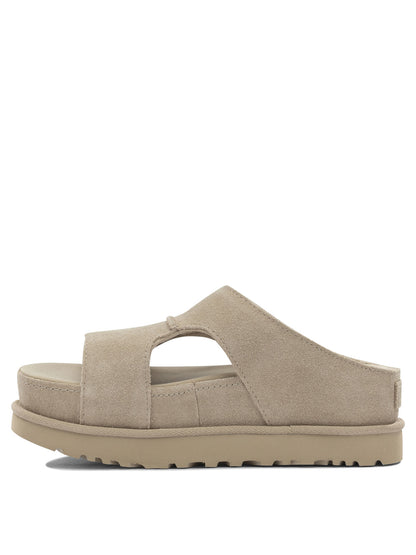"Goldenstar Hi Cutout" Slides Sandals