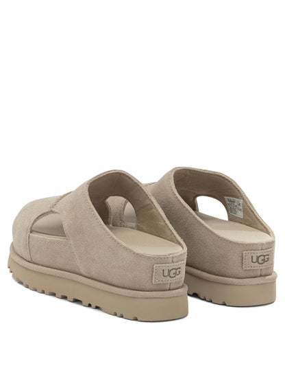 "Goldenstar Hi Cutout" Slides Sandals